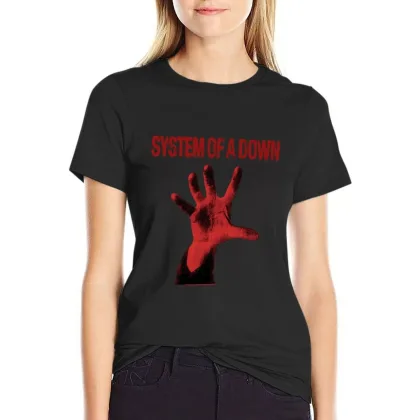 System Of A Down 077 T-Shirt animal prinfor anime animal print aesthetic clothes spring clothes Women 2024