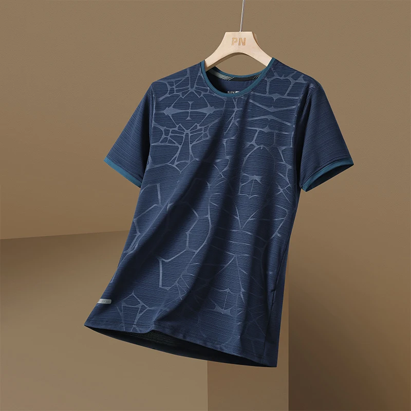 Quick Dry Sport T Shirt Men'S 2024 Short Sleeves Summer Casual Print Plus OverSize 3XL Top Tees GYM Tshirt Clothes
