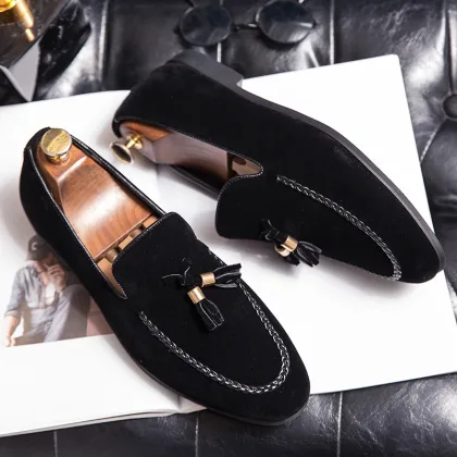 Men’s Casual Loafers Soft Sole Comfortable Driving Shoes Low Top Slip-On Outdoor Shoes