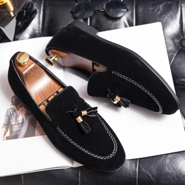 Men’s Casual Loafers Soft Sole Comfortable Driving Shoes Low Top Slip-On Outdoor Shoes