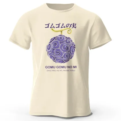 Men's Devil Nut Printed T-Shirt 100% Cotton Oversized Classic Y2k Graphic Tees for Men Women Summer Tops