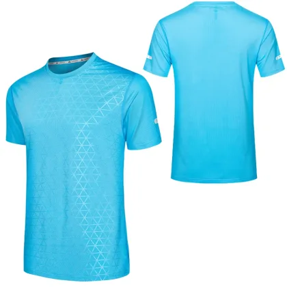 Gym Shirts Men Trainning Run Football Jerseys Workout Causal 3D Print Quick Drying Tee Compression Summer New Fashion  T Shirts