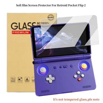 Portabl Retroid Pocket Flip 2 Screen Protector Film Scratch-resistant Retroid RPF2 Game Console HD Soft Film Screen Protectors