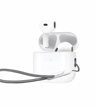 Wireless Earphones Bluetooth Headphones Noise Cancell Stereo Music Earbuds Touch Control Earbud With Microphone Pro 4 lanyard