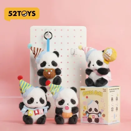 52toys Mystery Box Panda Roll Party Series Blind Box 1 Action Doll Random Collection Toy Desktop Decoration Gift For Children