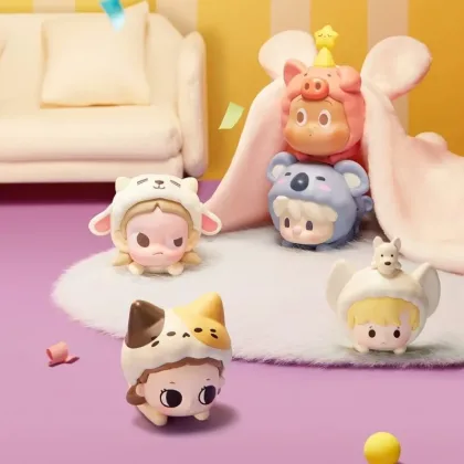 Authentic Bubble Pajama Dress up Series Mysterious Blind Box Cute Plush Doll Mini Doll Desktop Decoration Ornament Gift