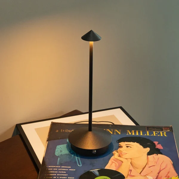 Type-C Rechargeable Table Lamp Creative Dining Touch Led Hotel Bar Coffee Pina pro Table Lamp Lampada Da Tavolo Decorative Lamp