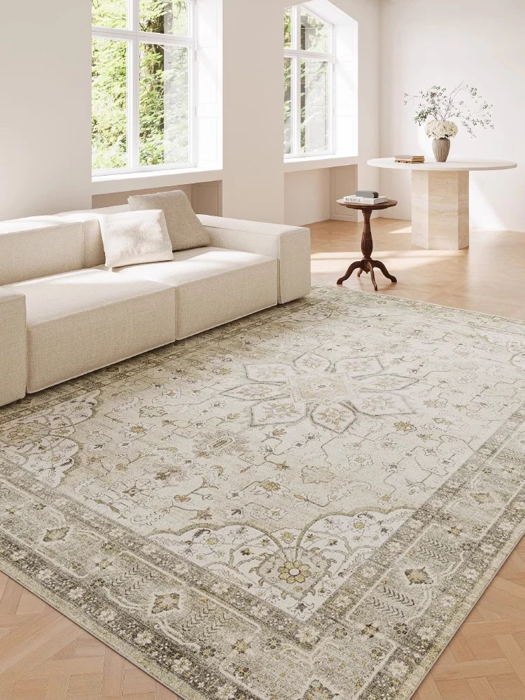 Artistic Persian Type Carpet Luxury Bohemian Decorative Rugs Comfortable Soft Living Room Carpets Machine Washable Bedroom Rug