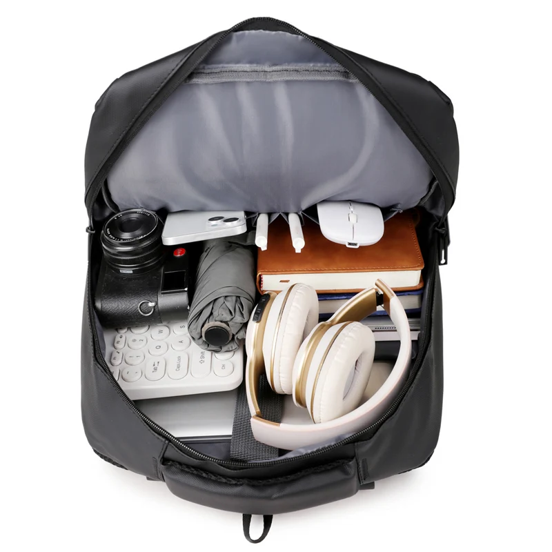 Minimalist Business Waterproof Backpack Unisex USB Charging Large Capacity Laptop Bag Multifunctional Stylish Travel Backpack Sc - Image 6
