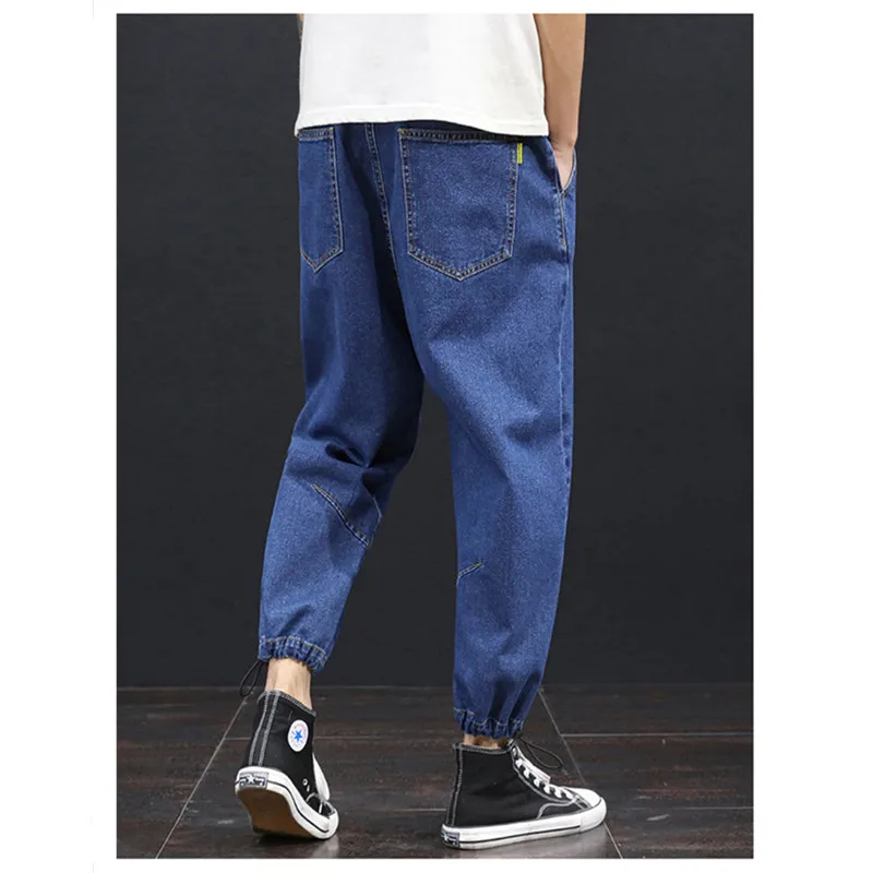 Jogger Denim Pants Summer Autumn Ankle Length Jeans Men Fashion 2020 Oversized PLus Size 42 44 46 48 Harem Hip Hop Man Trousers - Image 4