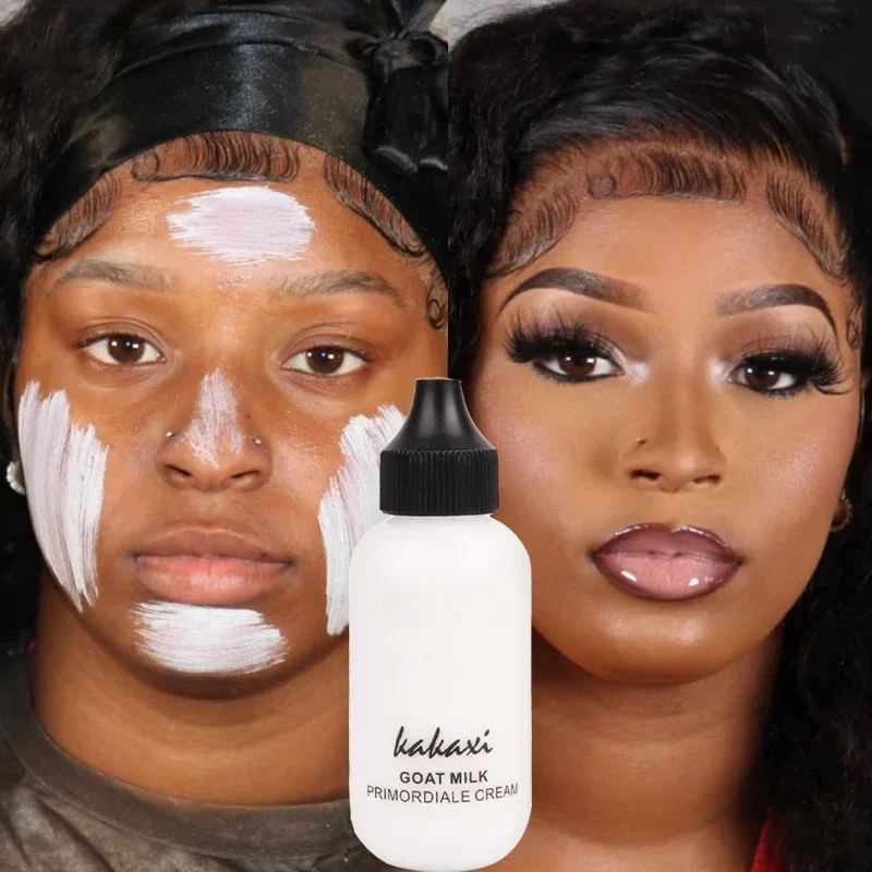 50ml Goat Milk Liquid Foundation Cream Waterproof Oil-control Cover Acne Base Cream Makeup Moisturize Matte Concealer Cosmetic - Image 2