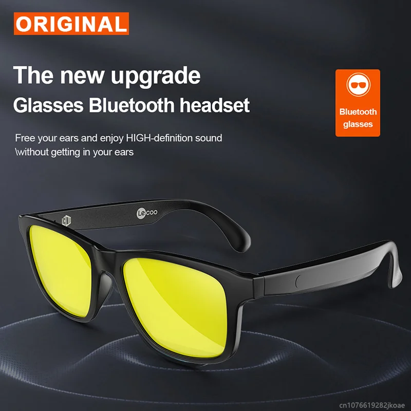 Lecoo C8 Lite Sunglasses Earphones Bluetooth 5.3 Outdoor Sport HiFi HD Call Eyeglasses Anti Blue Wireless Driving Music Headset - Image 6