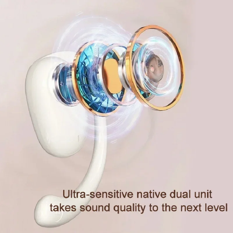 SW-0511 Wireless Bluetooth Earphones Earbuds Touch Light Air Conduction High quality Fitness Driving office Headset With Mic - Image 4