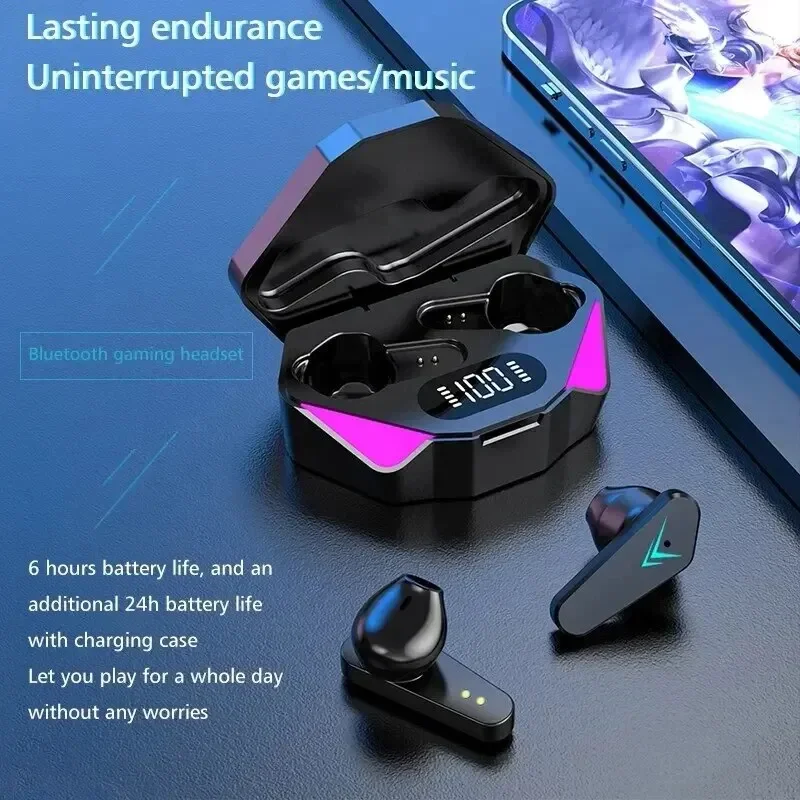 TWS Wireless Bluetooth 5.3 Headset LED Display Gamer Earbuds with Mic Wireless Headphones Noise Cancelling Bluetooth Earphones - Image 5