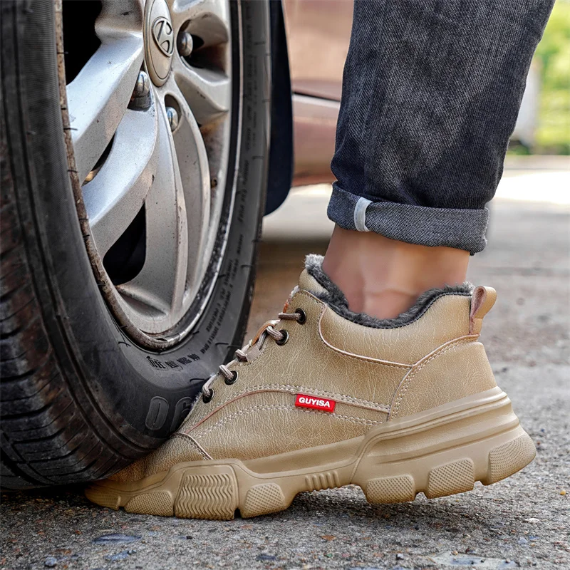 Waterproof Wrok Safety Shoes For Men Summer Breathable Indestructible Boots Non-slip Industrial Construction Shoes Male Footwear - Image 4