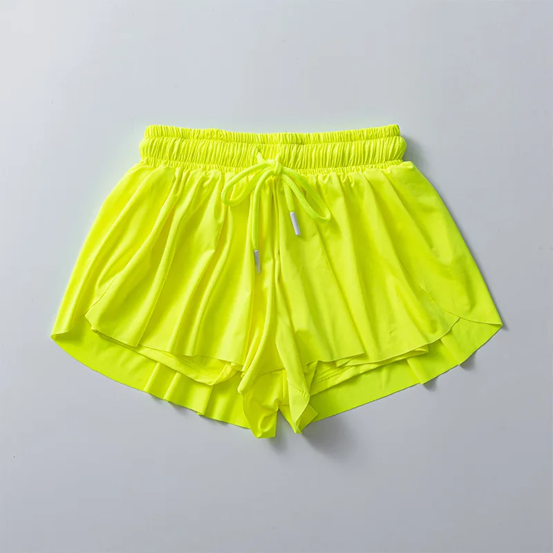 Women's Pants Gym Sports Shorts Lining Loose Skirt Yoga Wear Fitness Running Training Trousers Summer Female Workout Clothing - Image 5