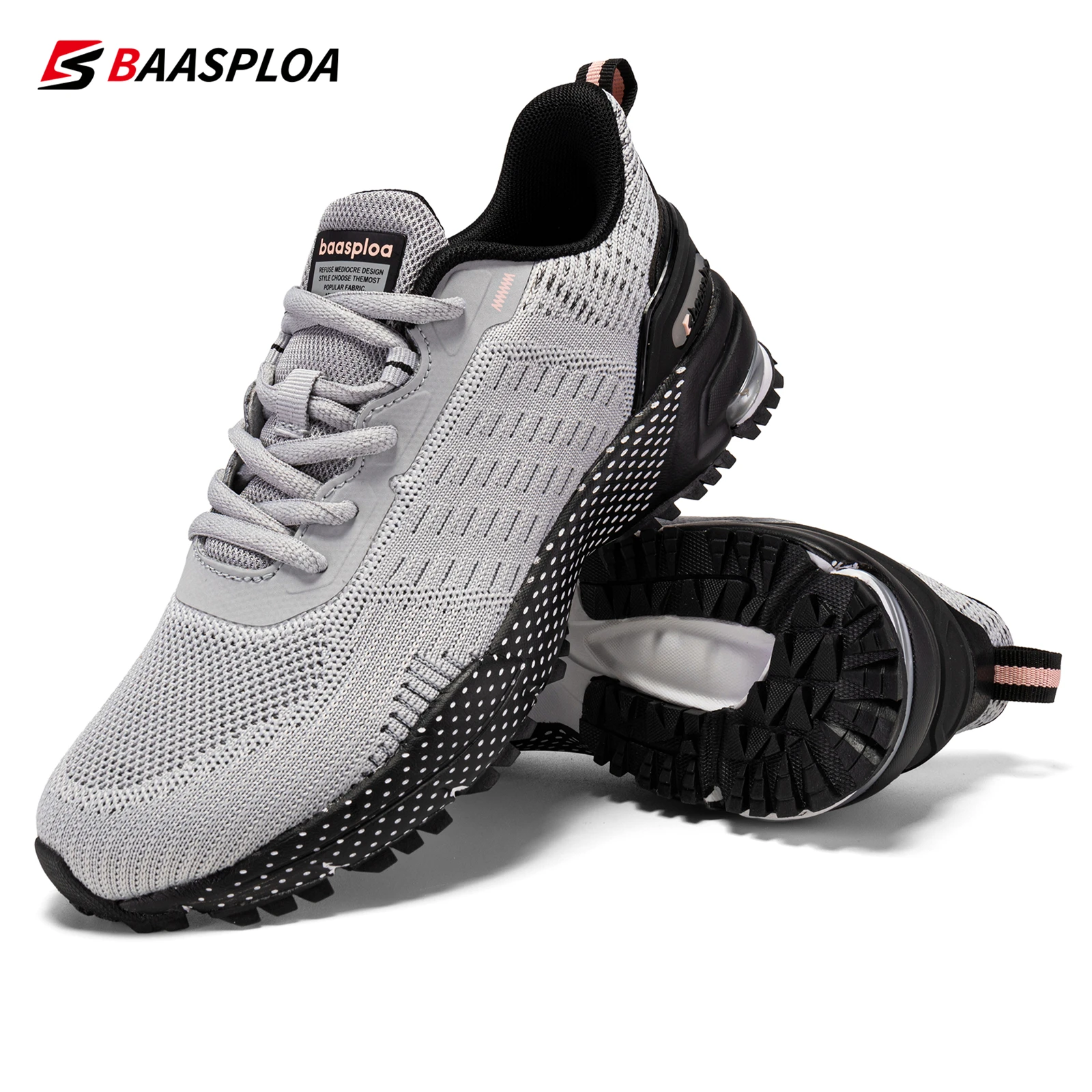 Baasploa Women Running Shoes Fashion Lightweight Sport Shoes Women Breathable Mesh Casual Sneakers Non-Slip New Arrival - Image 2