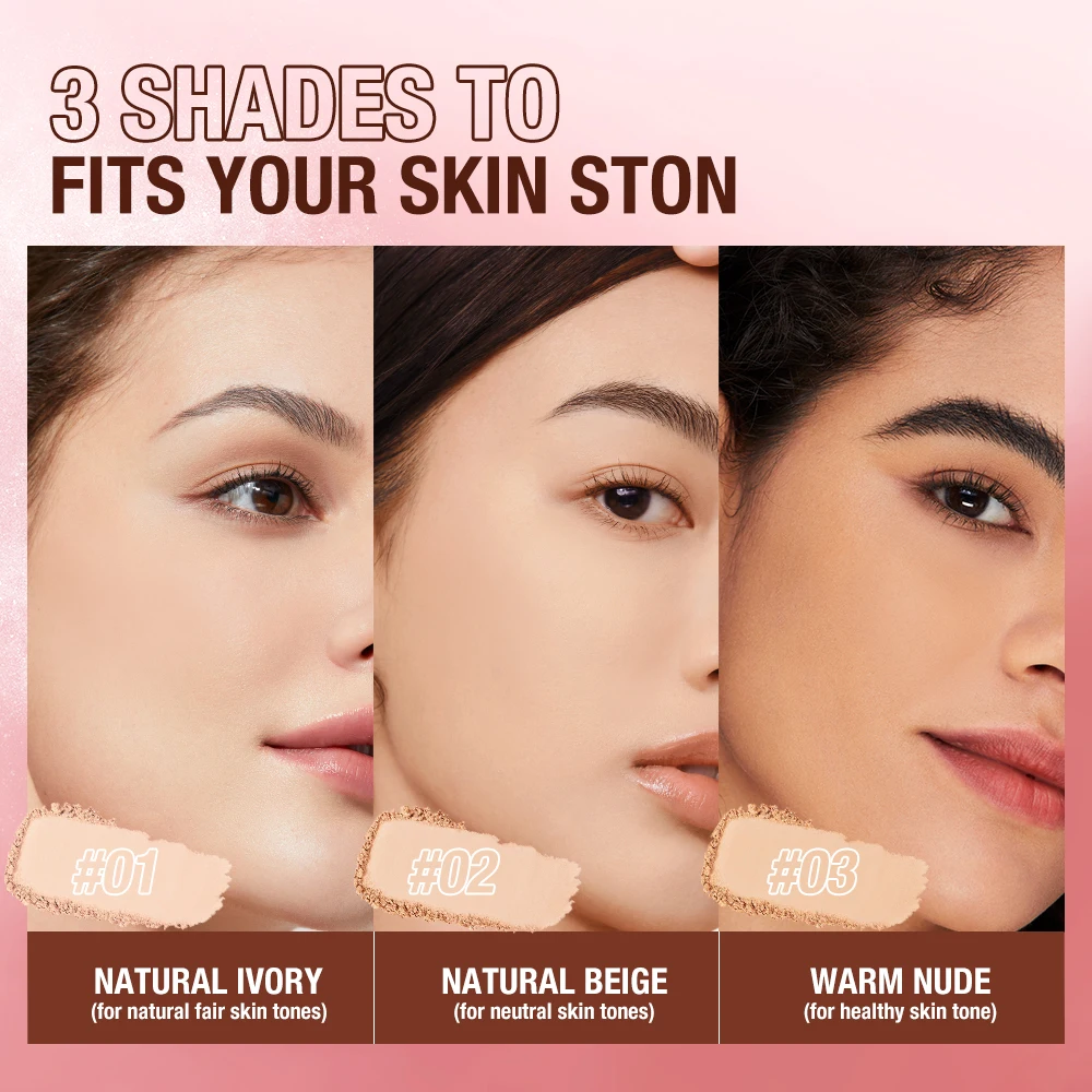 O TWO O Face Powder Oil-control 24 Hours SPF 30 PA+++ Long Lasting Waterproof Matte Face Makeup Cosmetic Setting Compact Powder - Image 5