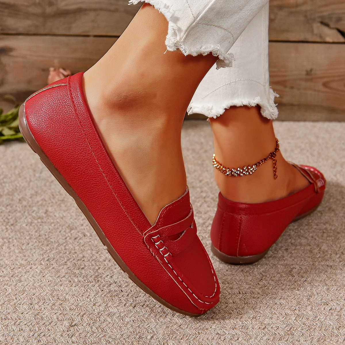 New Flats Shallow Loafers Women Walking Casual Shoes Designer Summer Comfort Soft Sole Shoes Brand Office Zapatillas De Mujer - Image 6