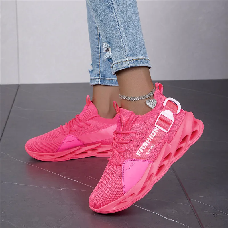 Hot Sale Fashion Purple Casual Sneakers Women Men Blade Running Shoes Big Size 48 Light Breathable Sports Shoes Men Mesh Sneaker - Image 4