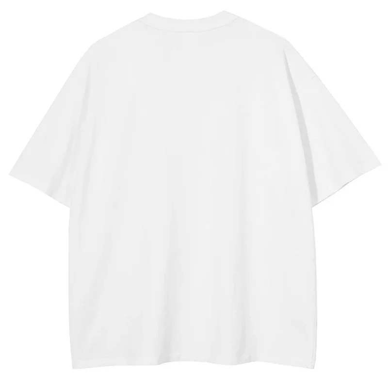 Men Tshirt Streetwear Anime Dragon Ball Graphic T-Shirt Harajuku Summer Cotton T Shirt Hip Hop Tops Tees White Cartoon Printed - Image 2