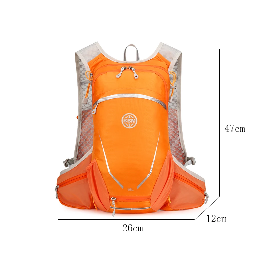 16L Outdoor Sport Cycling Running Mountaineering Bag Hiking Bike Riding Hydration Water Bag Storage Pack UltraLight Run Backpack - Image 5