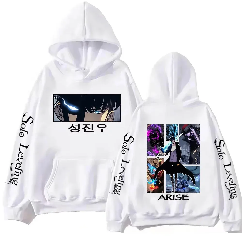 Solo Leveling Vintage 90s Hoodie Men and Women Hip-hop Sports Harajuku Pullover Sweatshirt Spring Sweatshirt - Image 2