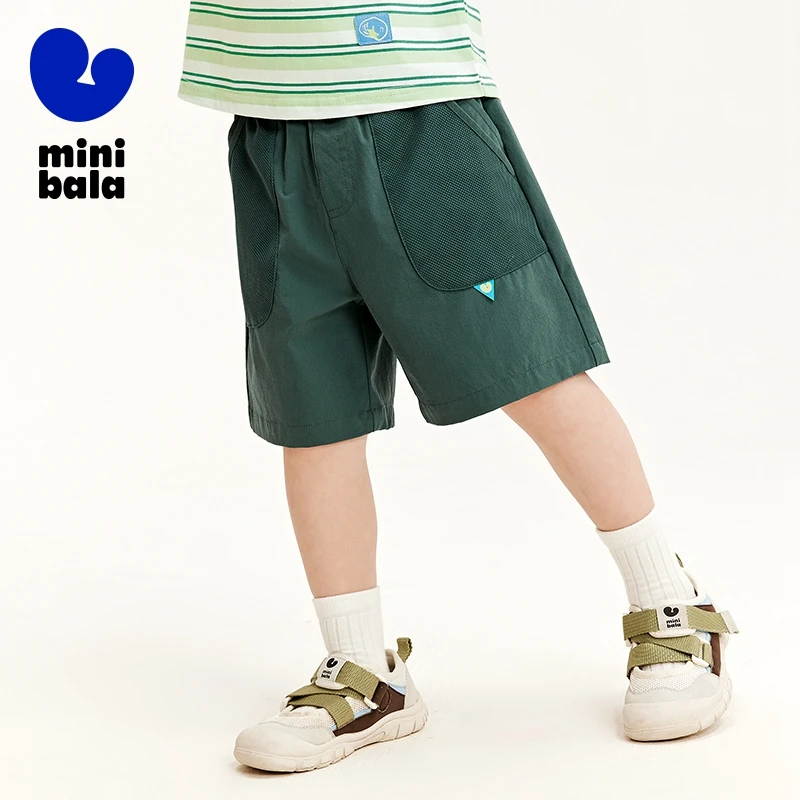Mini Bala Shorts Boys Baby Children Pants Moisture Absorbent Quick Dry Cool Feeling Outdoor Shorts - Image 2
