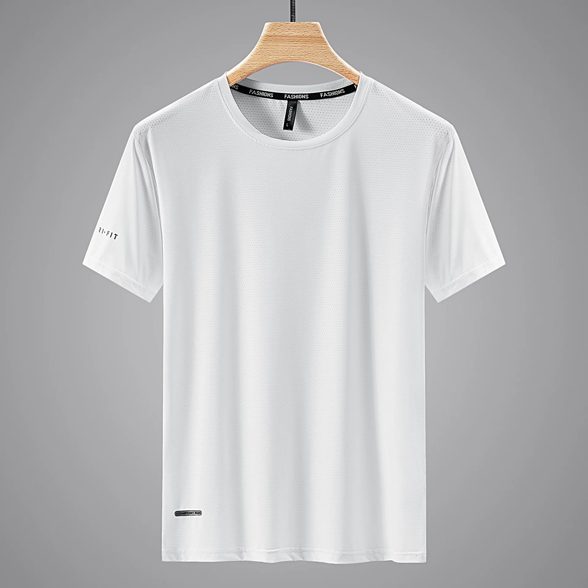Quick Dry Sport T Shirt Men'S 2024 Short Sleeves Summer Casual White Plus OverSize 6XL 7XL 8XL 9XL Top Tees GYM Tshirt Clothes - Image 2