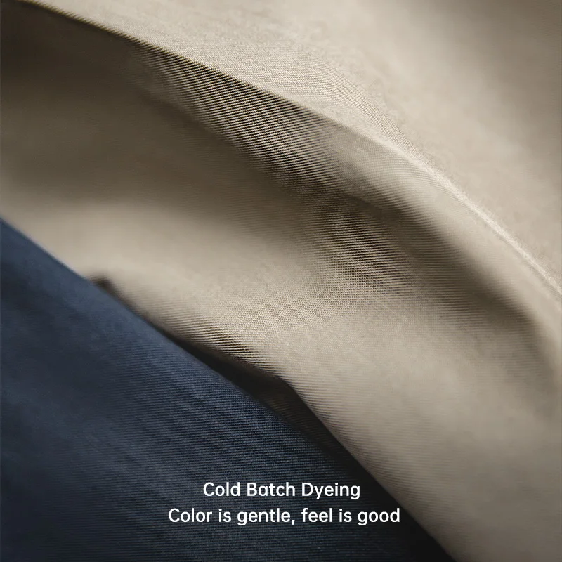 Maden Straight-fit Blazer Trousers for Men Khaki Casual Tapered Pants Elastic Waist Comfortable Pants Autumn Versatile - Image 6