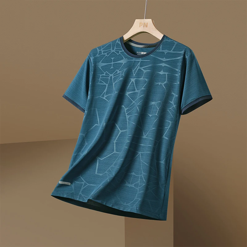Quick Dry Sport T Shirt Men'S 2024 Short Sleeves Summer Casual Print Plus OverSize 3XL Top Tees GYM Tshirt Clothes - Image 3