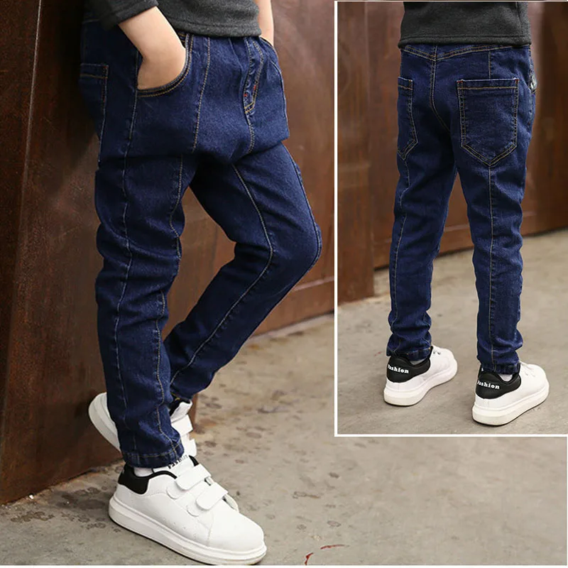 IENENS 4-11 Years Boys Clothes Slim Straight Jeans Classic Bottoms Children Denim Clothing Pants Kids Baby Boy Casual Trousers - Image 3
