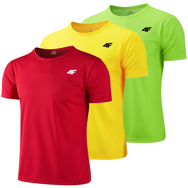 3 Pcs Men's T-shirt Printing Hot Sales Short Sleeve Jogging Casual Quick Drying Clothing Lightweight Men T-shirt Cool in Summer - Image 5