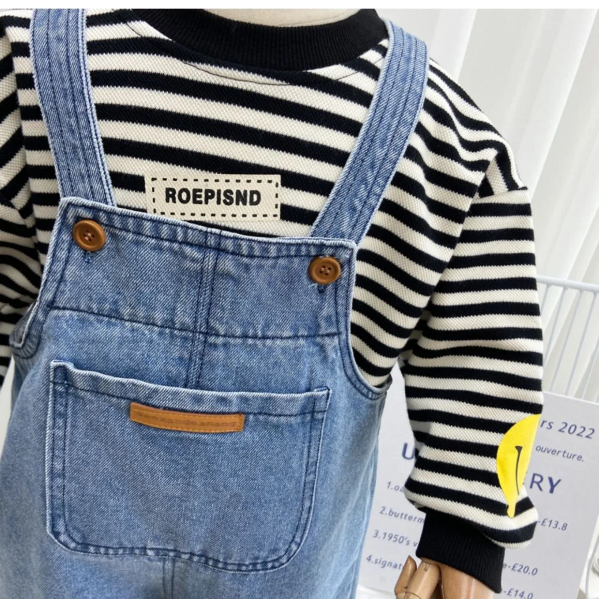 2025 Summer New Children Denim Overalls Loose Girls Jeans Kids Boys Casual Pocket Overalls Baby Bib Pants Infant Clothes - Image 4