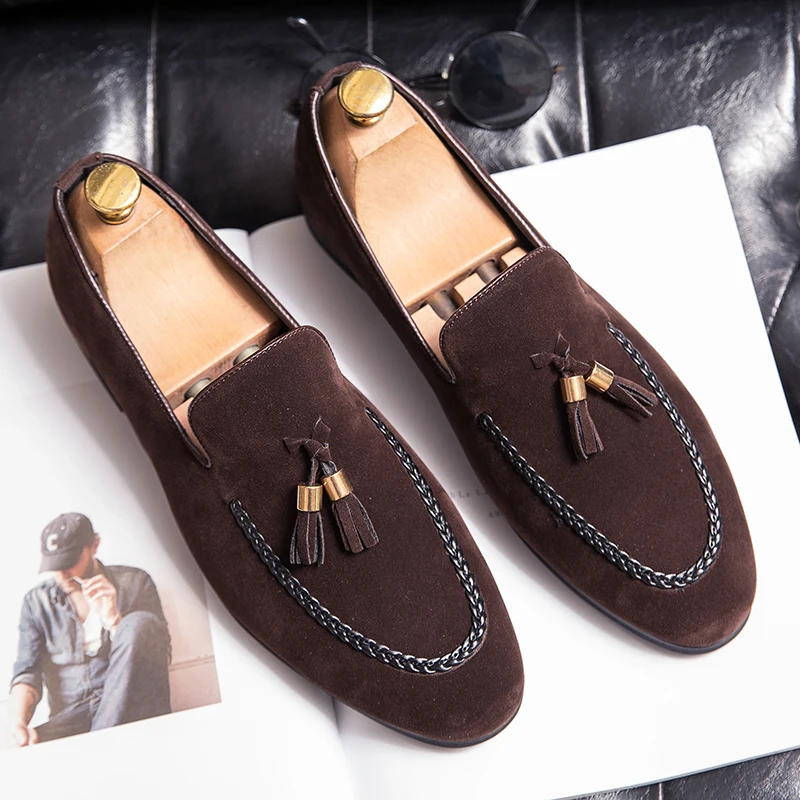 Men’s Casual Loafers Soft Sole Comfortable Driving Shoes Low Top Slip-On Outdoor Shoes - Image 5