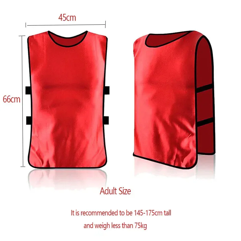 Kids Adults Football Vest Jerseys Rugby Fast Drying Lightweight Mesh Basketball Football Jerseys Soccer Team Training Equipment - Image 5
