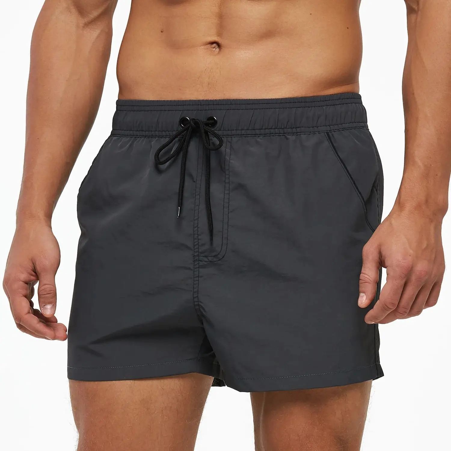 Men Summer Swim Shorts Swimwear Trunks Swimsuits Quickly Dry Surf Beach Board Elastic Waist Swim Pants Surffing Shorts with Mesh - Image 6