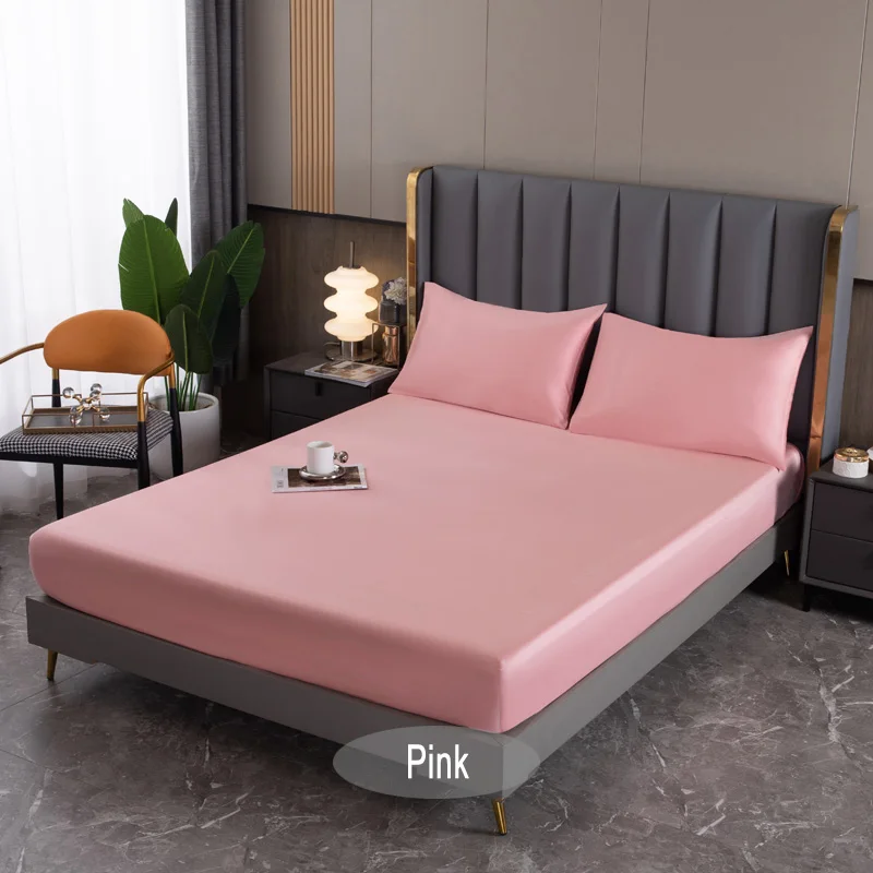 Natural Mulberry Silk Bed Fitted Sheet Deep 25CM Real Silk Mattress Cover Customized Size Luxury High-End Bedding Sheets - Image 6