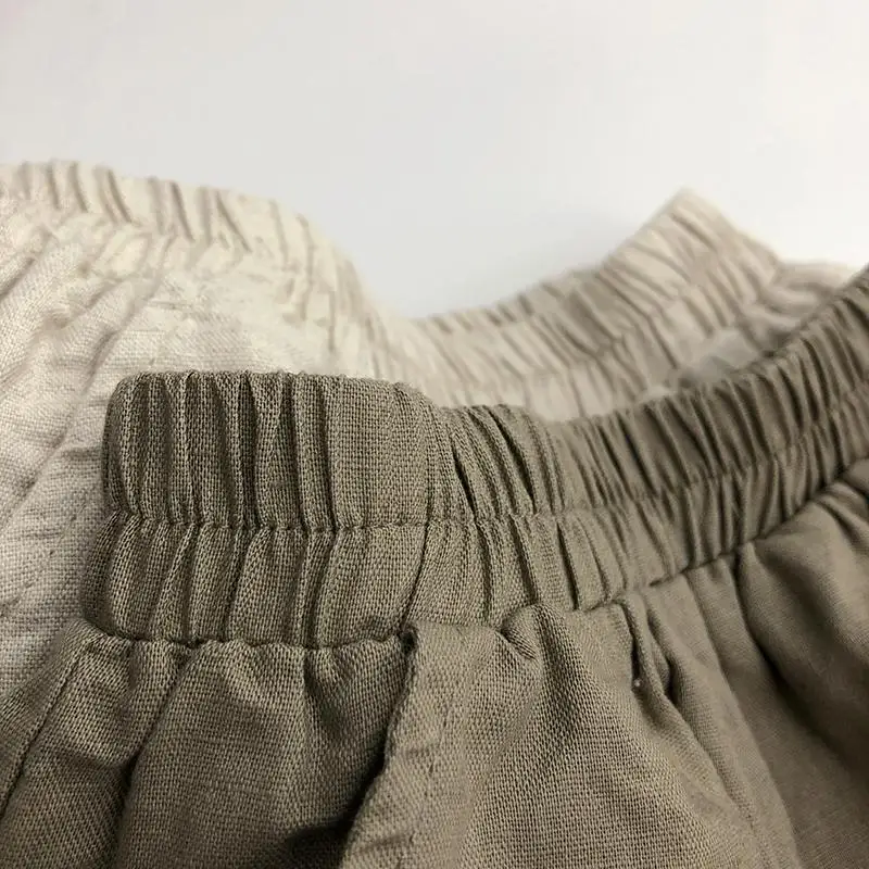 Summer Baby Cotton Linen Shorts Kids Boy Girl Leisure Breathable Short Pant Thin Style Children's Outwear Clothes - Image 5