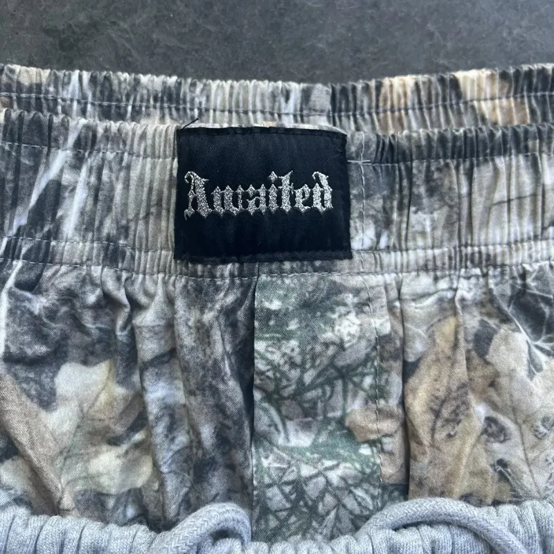 Y2K Retro Shorts Camouflage Pattern Double Waist Embroidered Streetwear Men Women Harajuku Hip Hop Casual Boxer Sports Shorts - Image 3