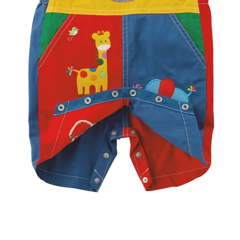 Boys Summer Shorts Overalls Capri Pants Bear Cartoon Baby Girls Rainbow Pant Kids Clothes Baby Pants Boy Baby Jumpsuit 80-120 - Image 4