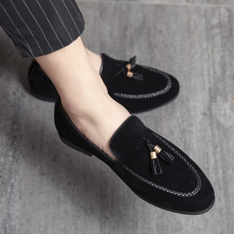 Men’s Casual Loafers Soft Sole Comfortable Driving Shoes Low Top Slip-On Outdoor Shoes - Image 2