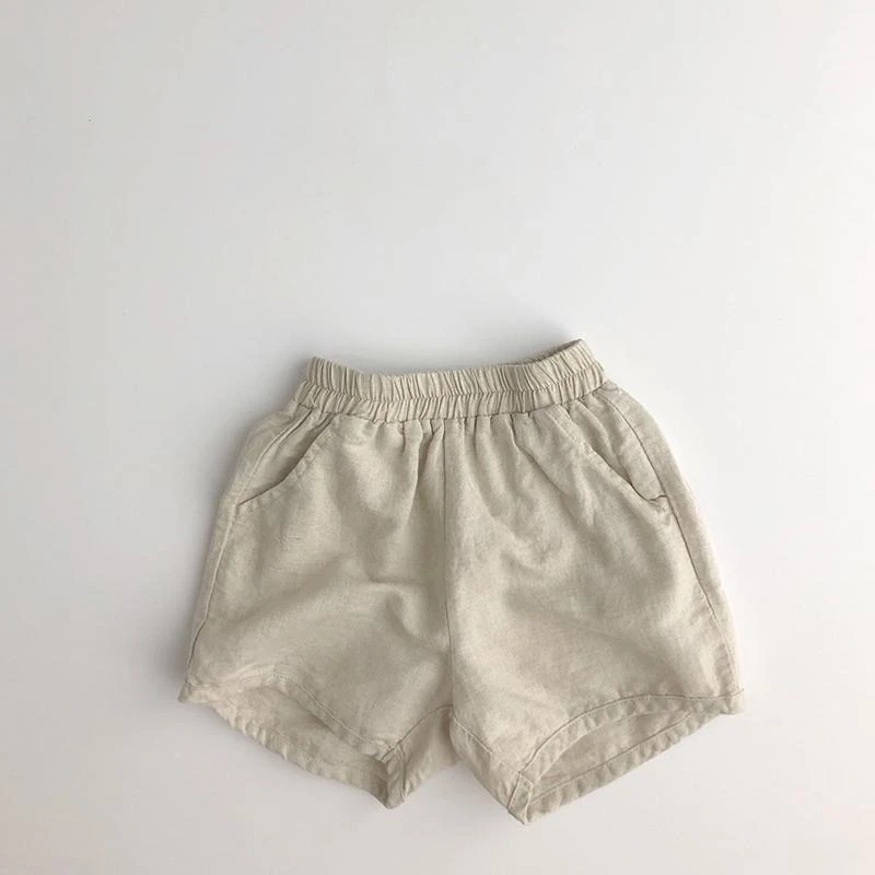 Summer Baby Cotton Linen Shorts Kids Boy Girl Leisure Breathable Short Pant Thin Style Children's Outwear Clothes - Image 3