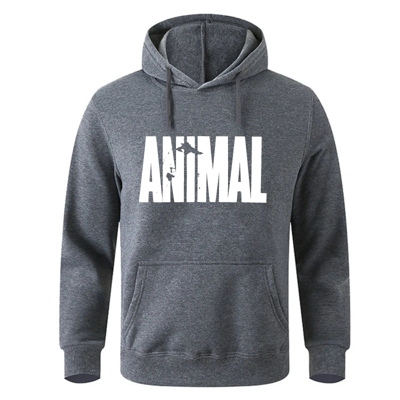 Men Animal Print Hoodie Sweatshirt Tops Men Womnen Fashion Brand Design Pullover Cotton Fleece Hoodies - Image 4