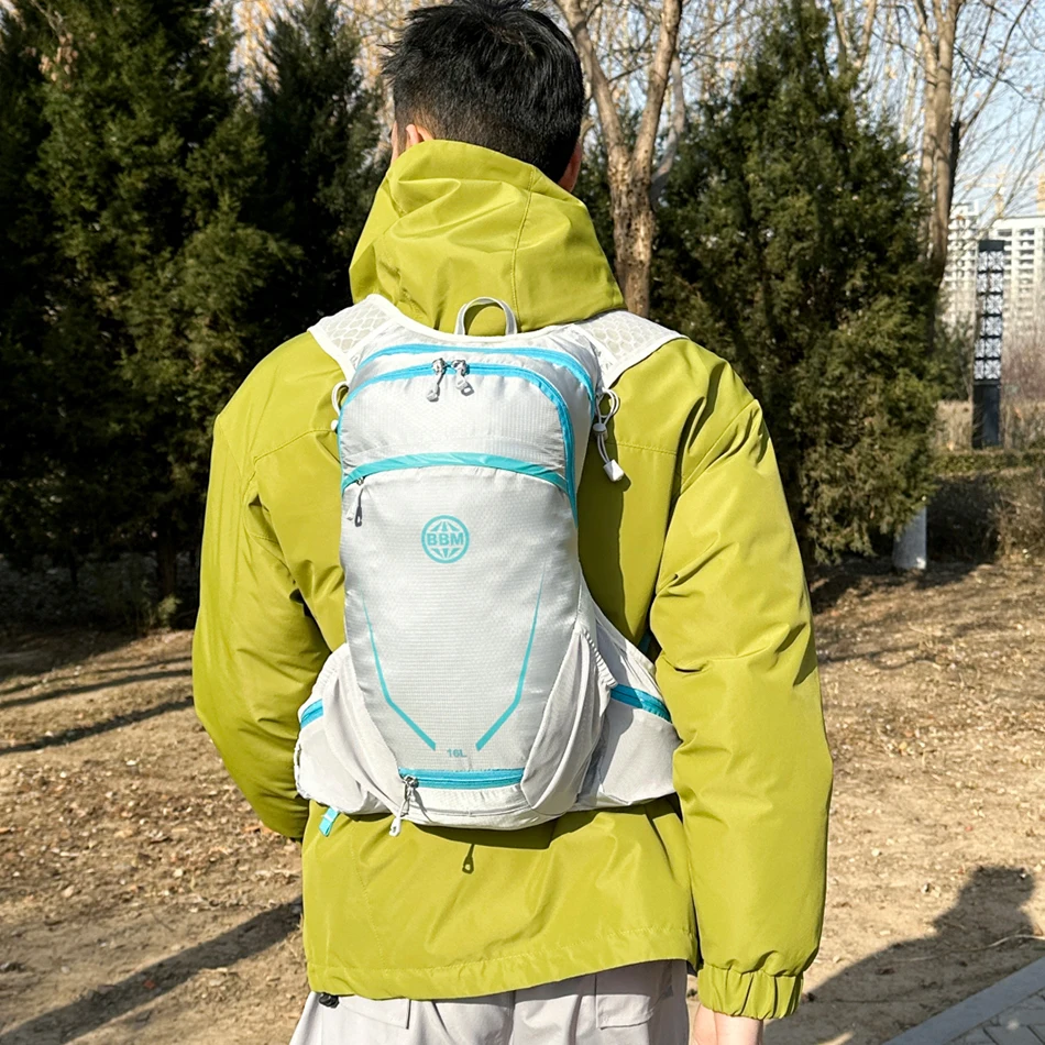 16L Outdoor Sport Cycling Running Mountaineering Bag Hiking Bike Riding Hydration Water Bag Storage Pack UltraLight Run Backpack - Image 4