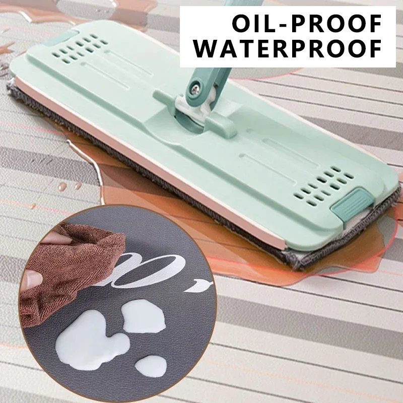 Rug for Kitchen Waterproof Floor Mat Long Carpet Pvc Leather Non-slip Oil-proof Foot Mats Minimalist Home Decoration Rugs - Image 6