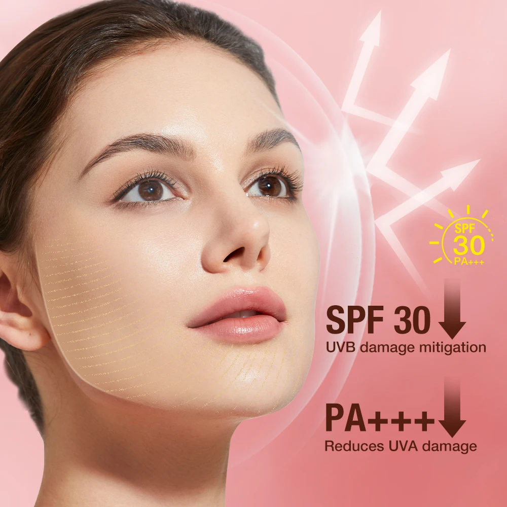 O TWO O Face Powder Oil-control 24 Hours SPF 30 PA+++ Long Lasting Waterproof Matte Face Makeup Cosmetic Setting Compact Powder - Image 2