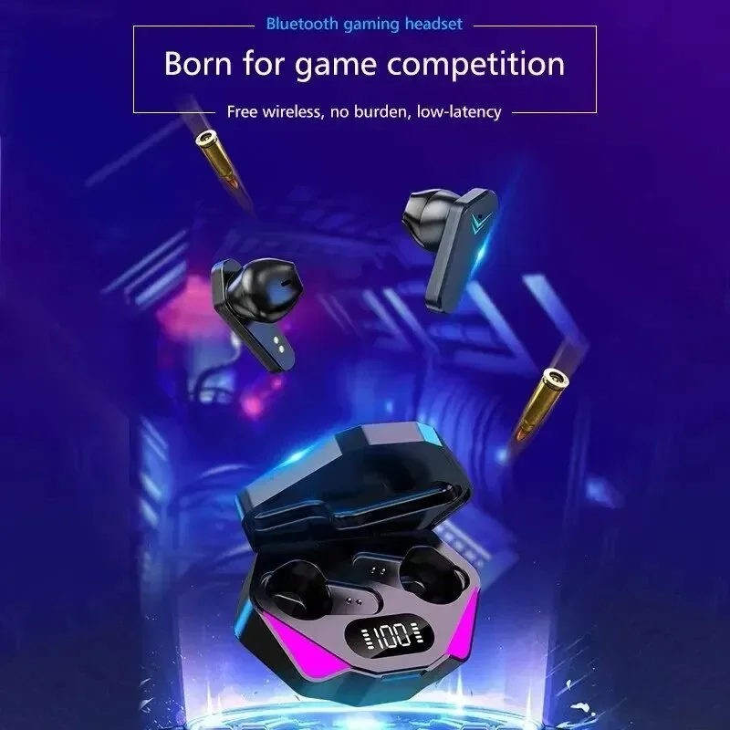 TWS Wireless Bluetooth 5.3 Headset LED Display Gamer Earbuds with Mic Wireless Headphones Noise Cancelling Bluetooth Earphones - Image 3