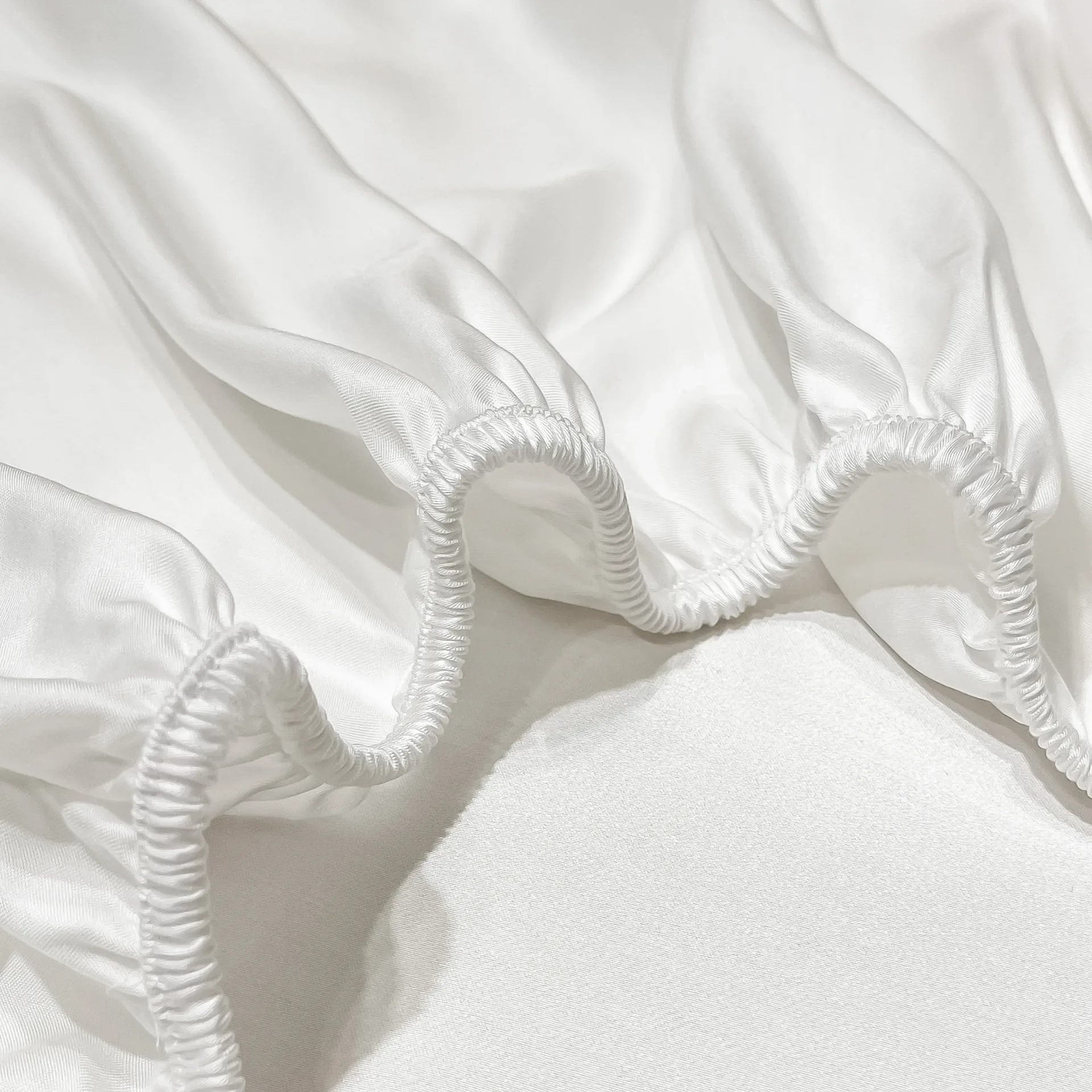 Natural Mulberry Silk Bed Fitted Sheet Deep 25CM Real Silk Mattress Cover Customized Size Luxury High-End Bedding Sheets - Image 3