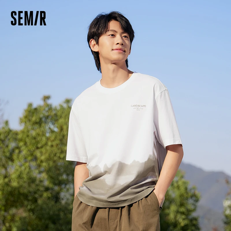 Semir Short-Sleeve T-Shirt Men 2024 Summer New Collection Exquisite Embroidered Top Cool And Antibacterial - Image 2